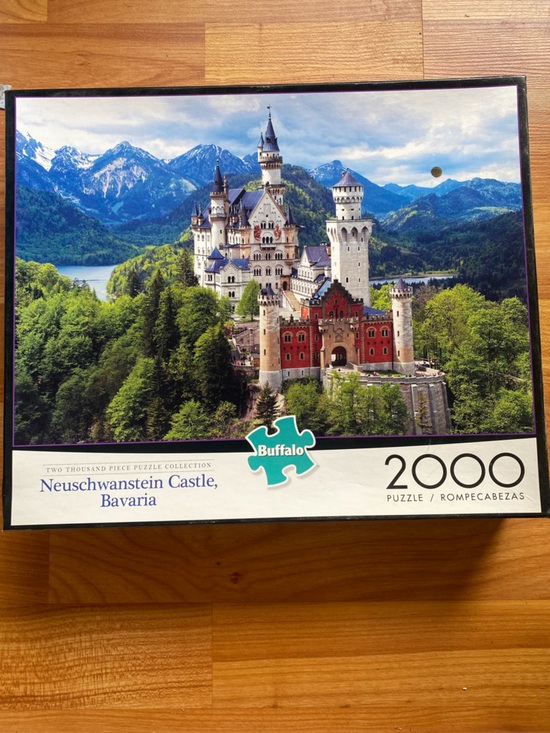 Buffalo David Bitton Other - Buffalo David Bitton Neuschwanstein Castle Puzzle – Blue, Green, Red